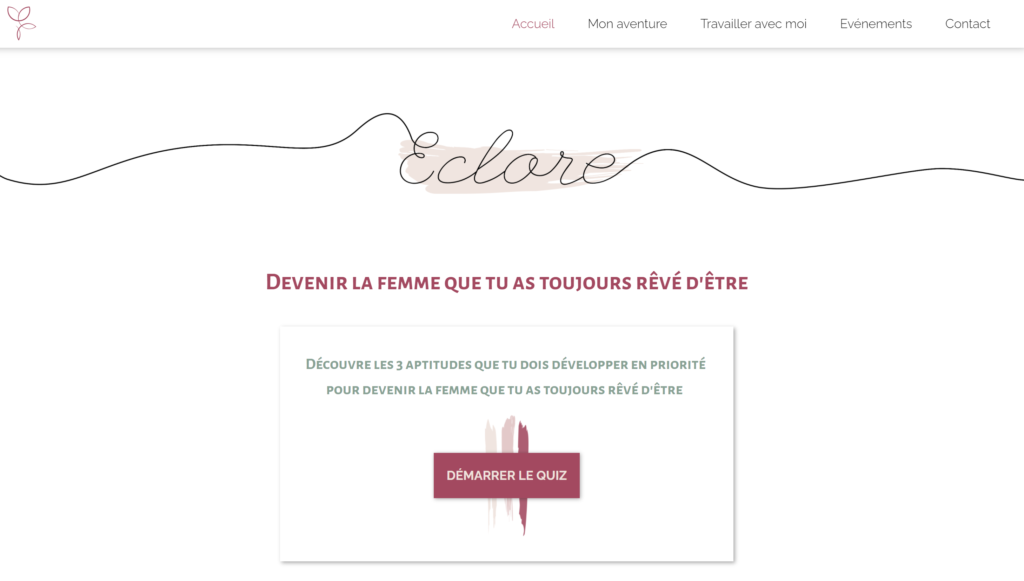 Correction du site web Eclorecoaching